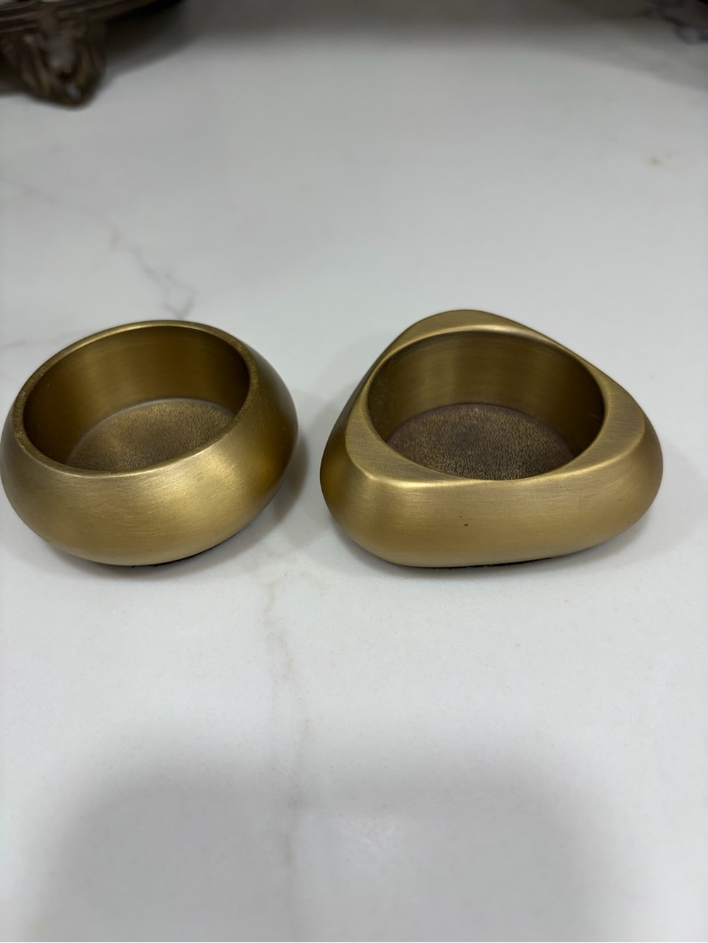 Solid Brass Gold Decorative candle holder - Elegant Home Accent